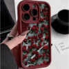 1 Protector para Iphone retro rose esmerilado