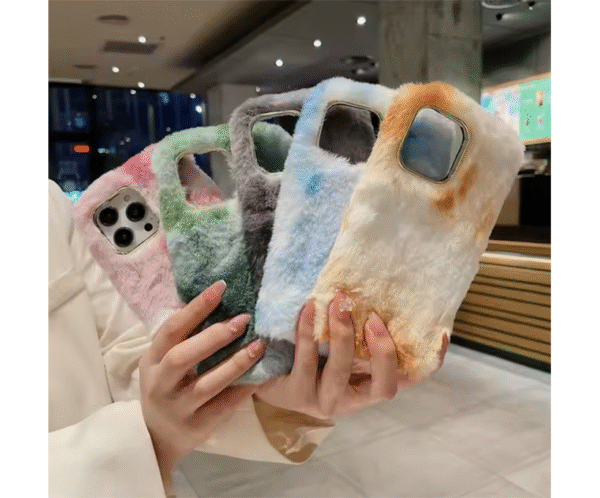 1 Protector para Iphone tipo peluche