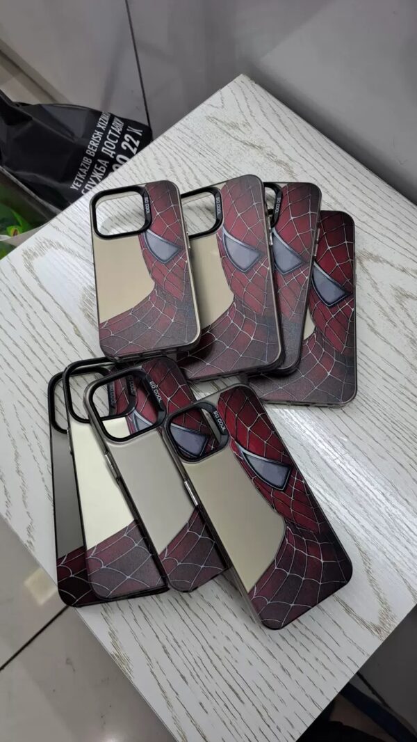 Protector para Iphone esmerilado spiderman