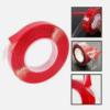 Cinta sin costuras de doble cara acrílica de película roja transparente de fuerte adhesión impermeable al por mayor para gancho de uñas para múltiples aplicaciones