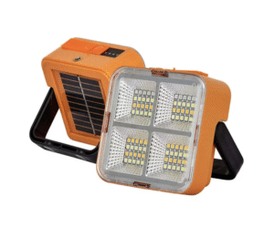 Reflector led portátil recargable / 40 W / 120 Lumens / con panel solar