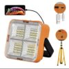 Reflector led portátil recargable / 40 W / 120 Lumens / con panel solar