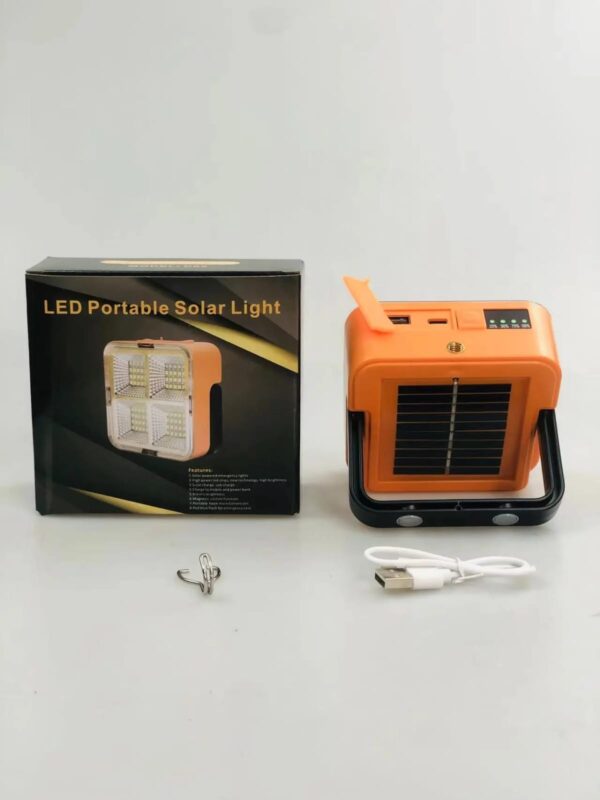 Reflector led portátil recargable / 40 W / 120 Lumens / con panel solar