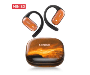 Auriculares MINISO MS185 TWS con Calidad de Sonido HiFi 5.4 para Bluetooth, Efecto de Iluminación Color Streamer, Cancelación de Ruido