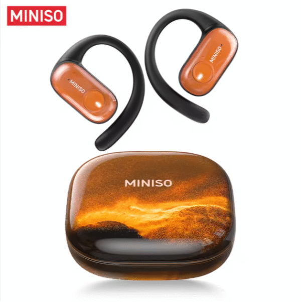 Auriculares MINISO MS185 TWS con Calidad de Sonido HiFi 5.4 para Bluetooth, Efecto de Iluminación Color Streamer, Cancelación de Ruido