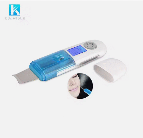 Máquina ultrasónica de piel exfoliante con espátula, eliminación de piel muerta y puntos negros