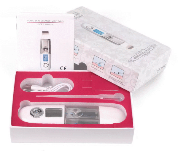 Máquina ultrasónica de piel exfoliante con espátula, eliminación de piel muerta y puntos negros