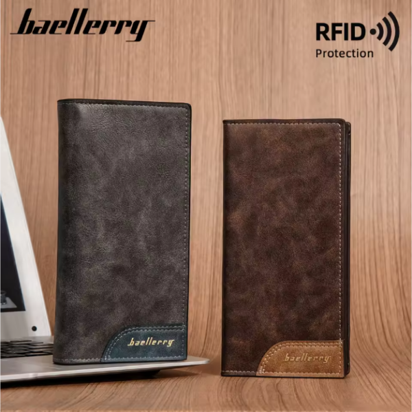 Billetera Baellerry con Cierre – Seguridad RFID y Organización