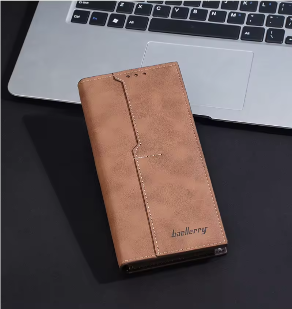 Baellerry Slim Minimalist Long Wallet – para Tarjetas y Billetes