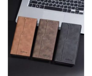 Baellerry Slim Minimalist Long Wallet – para Tarjetas y Billetes