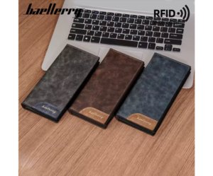 Billetera Baellerry con Cierre – Seguridad RFID y Organización